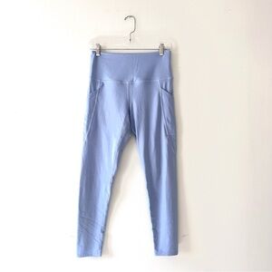 SO Light Blue High-Waisted Leggings